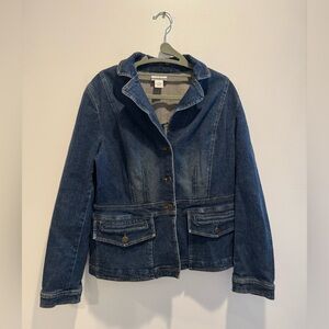 Vintage LOFT stretch denim jacket